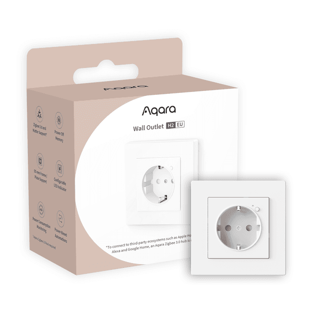 Ổ Cắm Tường H2 hiệu Aqara