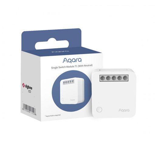 Công Tắc đơn Module T1 (With Neutral) hiệu Aqara